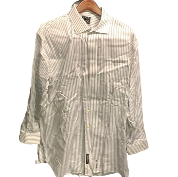 Jos. A. Bank Other - Jos. A Banks White & Gray Stripe Shirt
